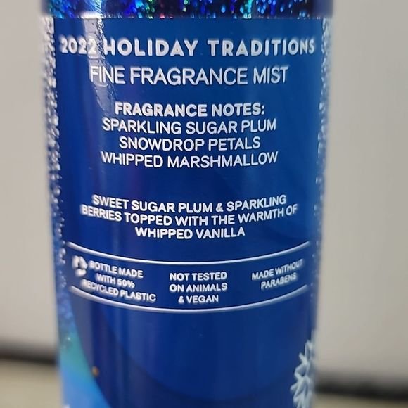 Bath & Body Works Iced Sugar Plum Body M ist Nearly New 8 fl.oz. B&BW - Picture 3 of 3